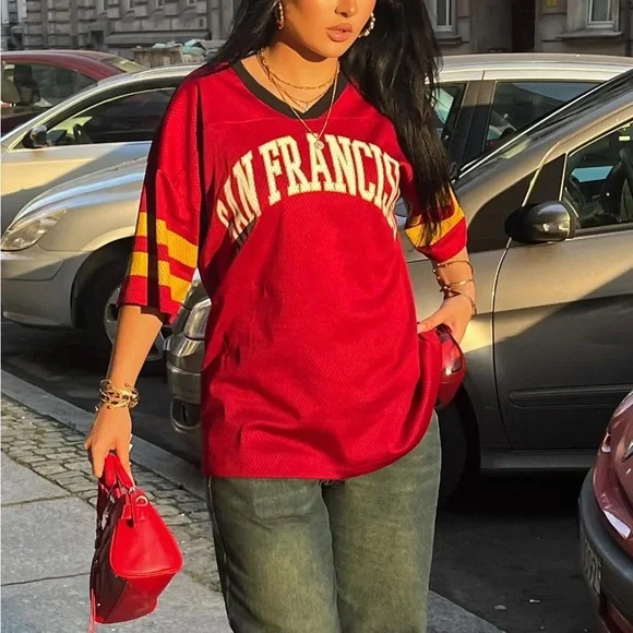 Fashion Nov San Francisco Oversized Jersey - Picture 7 of 7